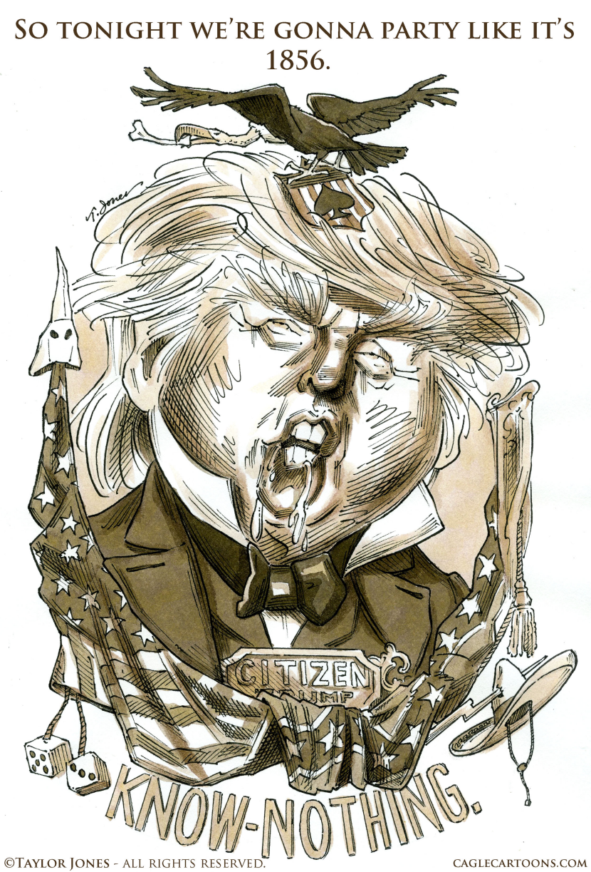 Know-Nothing Trump repost - COLOR