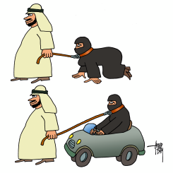 SAUDI WOMEN by Arend Van Dam
