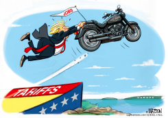 TARIFFS HURT HARLEY DAVIDSON by R.J. Matson