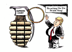 JUSTICE KENNEDY RETIRES by Jimmy Margulies