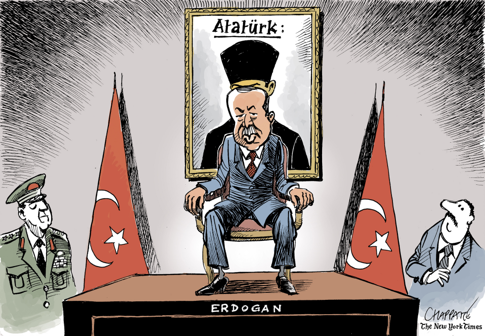  HYPERPRESIDENT ERDOGAN by Patrick Chappatte