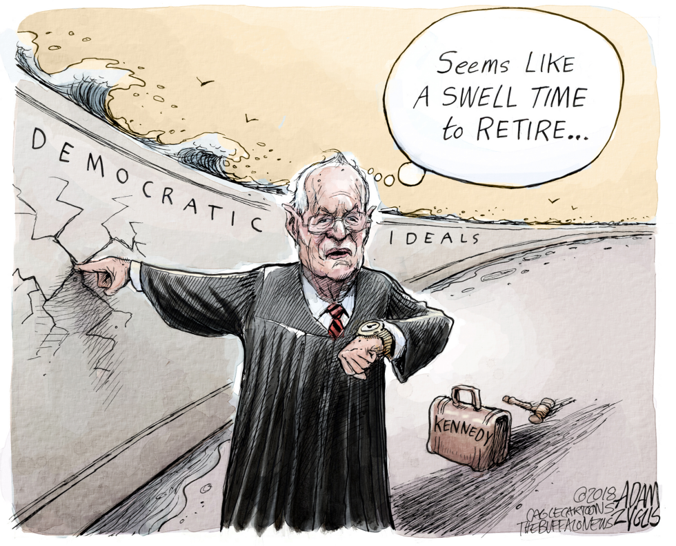  JUSTICE KENNEDY by Adam Zyglis