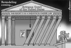 EXTREME COURT BW by Steve Greenberg