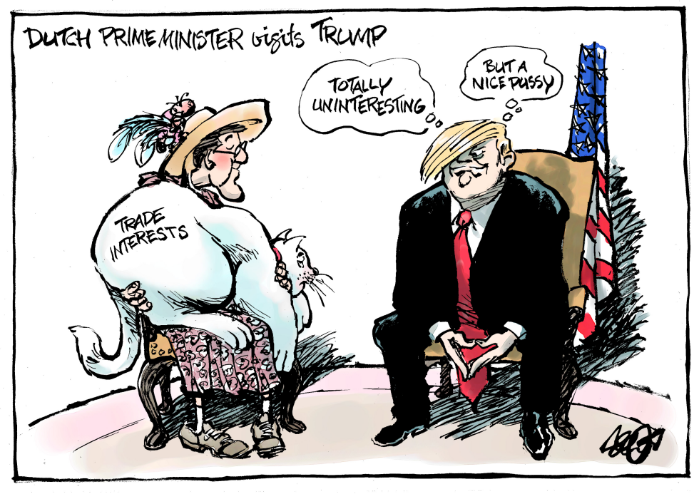Dutch primeminister visits Trump