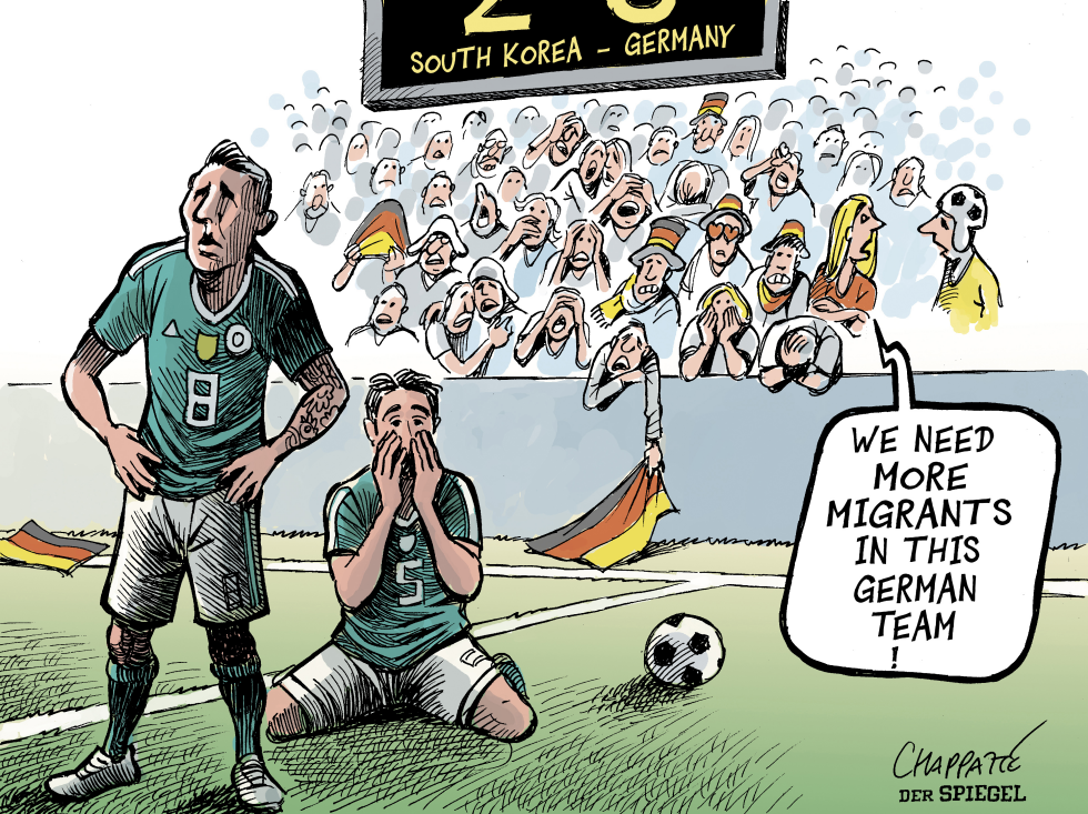 Germany out of the World cup