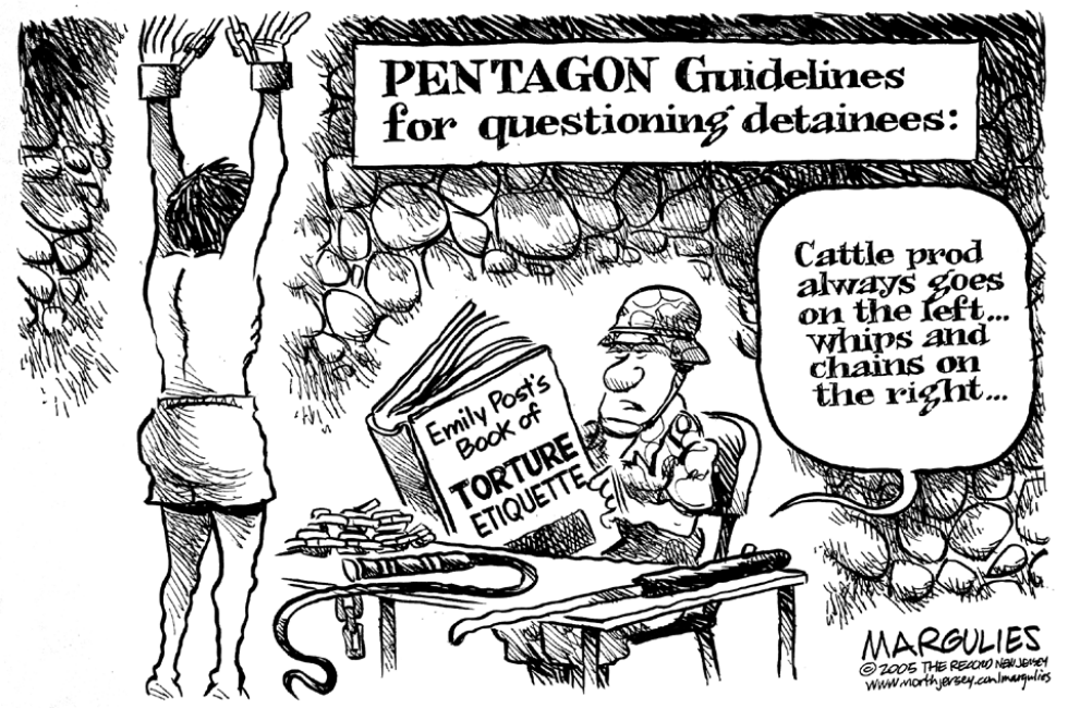 Pentagon Policies for question detainees