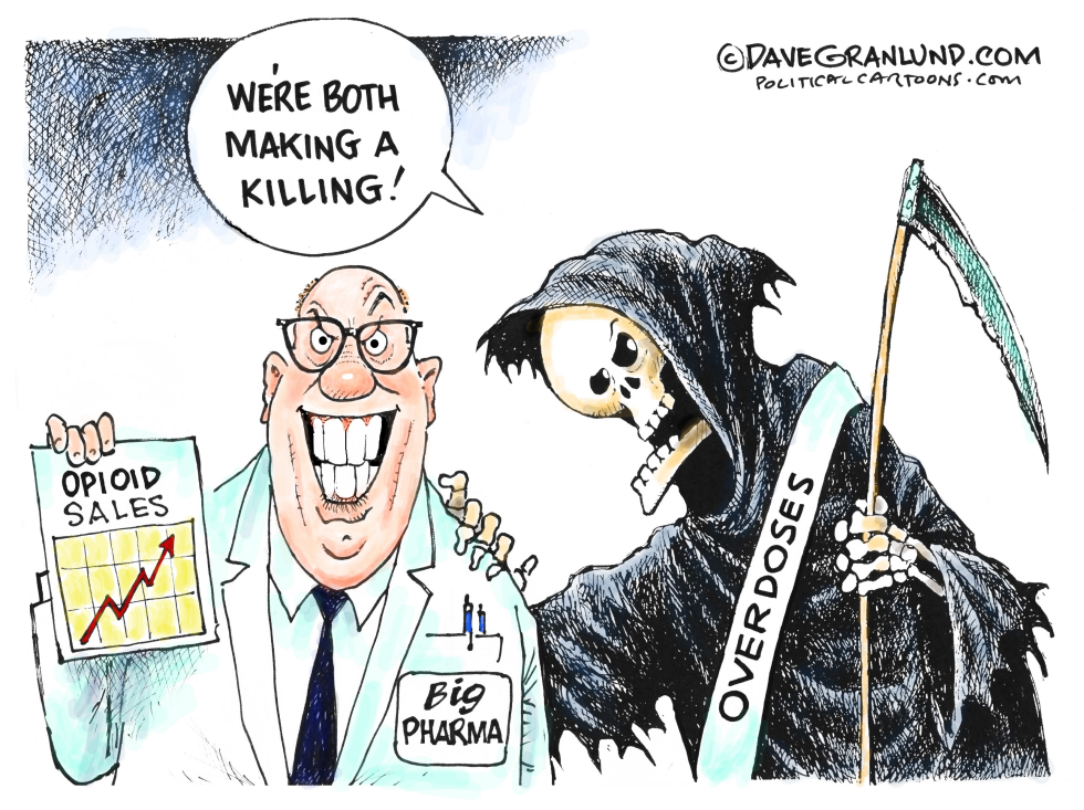 Pharma and opioid deaths