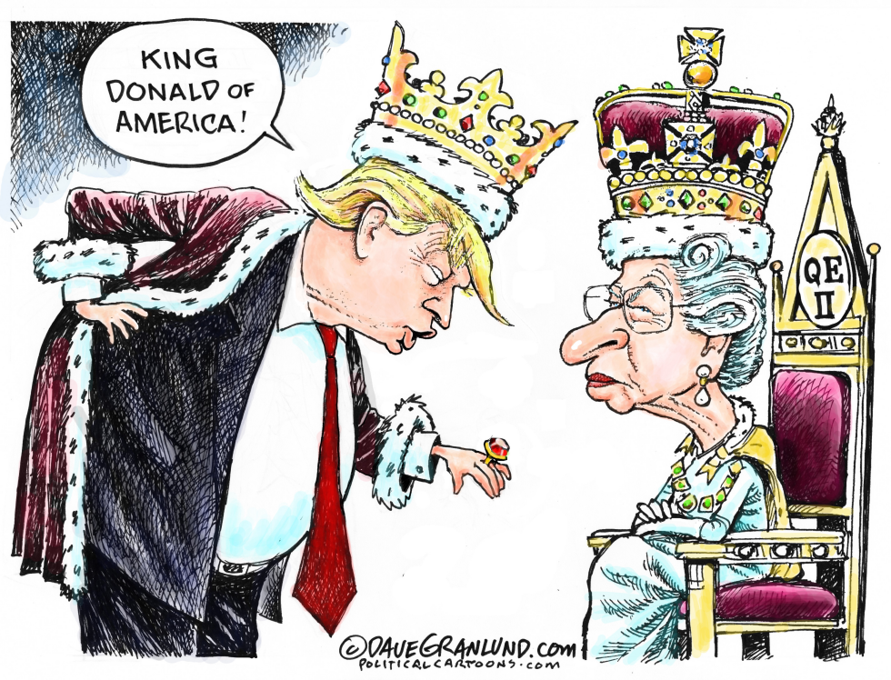 Trump meeting Queen Elizabeth II