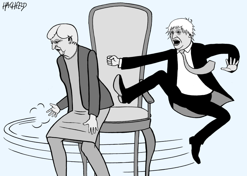 Theresa May, Boris Johnson