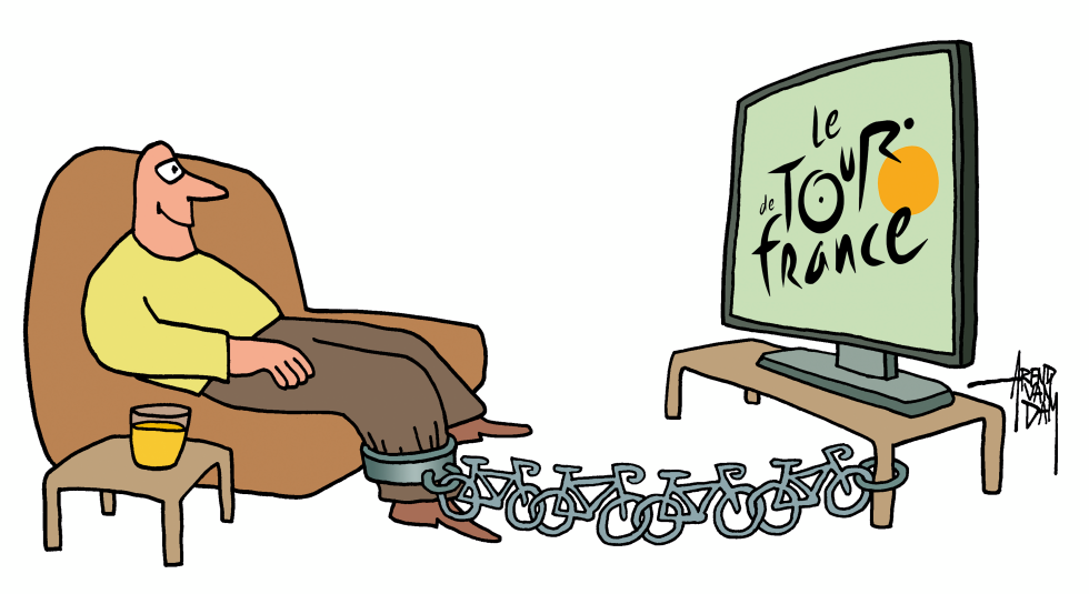 Tour de France watcher