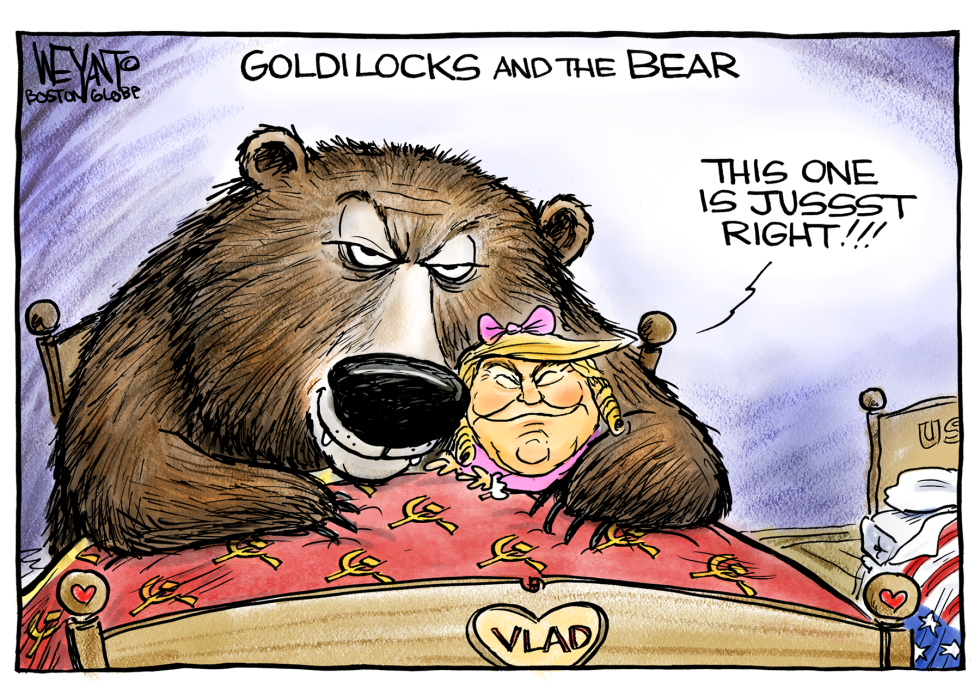  GOLDILOCKS AND THE BEAR by Christopher Weyant