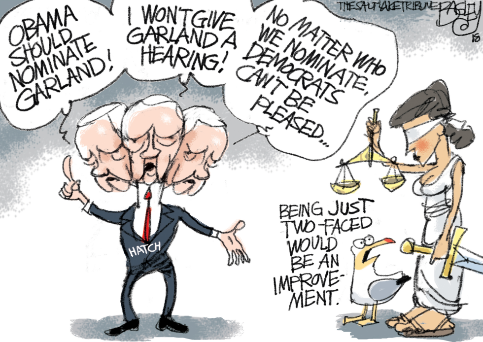  HATCH HYPOCRISY by Pat Bagley