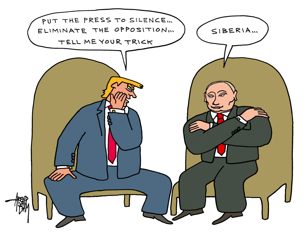 Trump visiting Putin