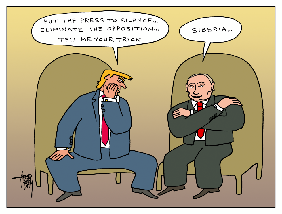 Trump visiting Putin