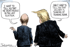 PUTIN TRUMP MEETING by Joe Heller