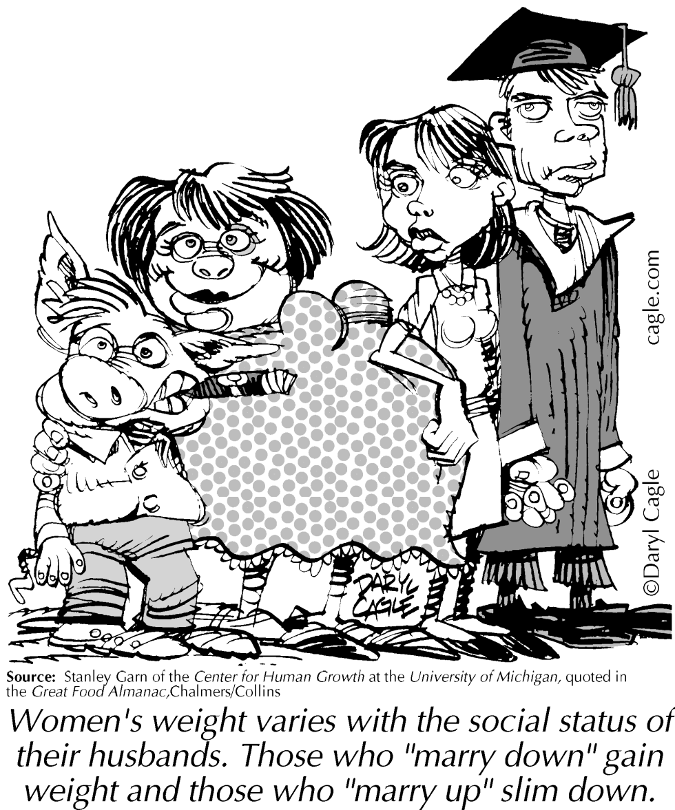  TRUE MARRY FAT OR THIN by Daryl Cagle