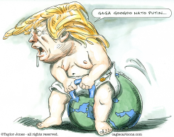 TRUMP ABROAD -  by Taylor Jones