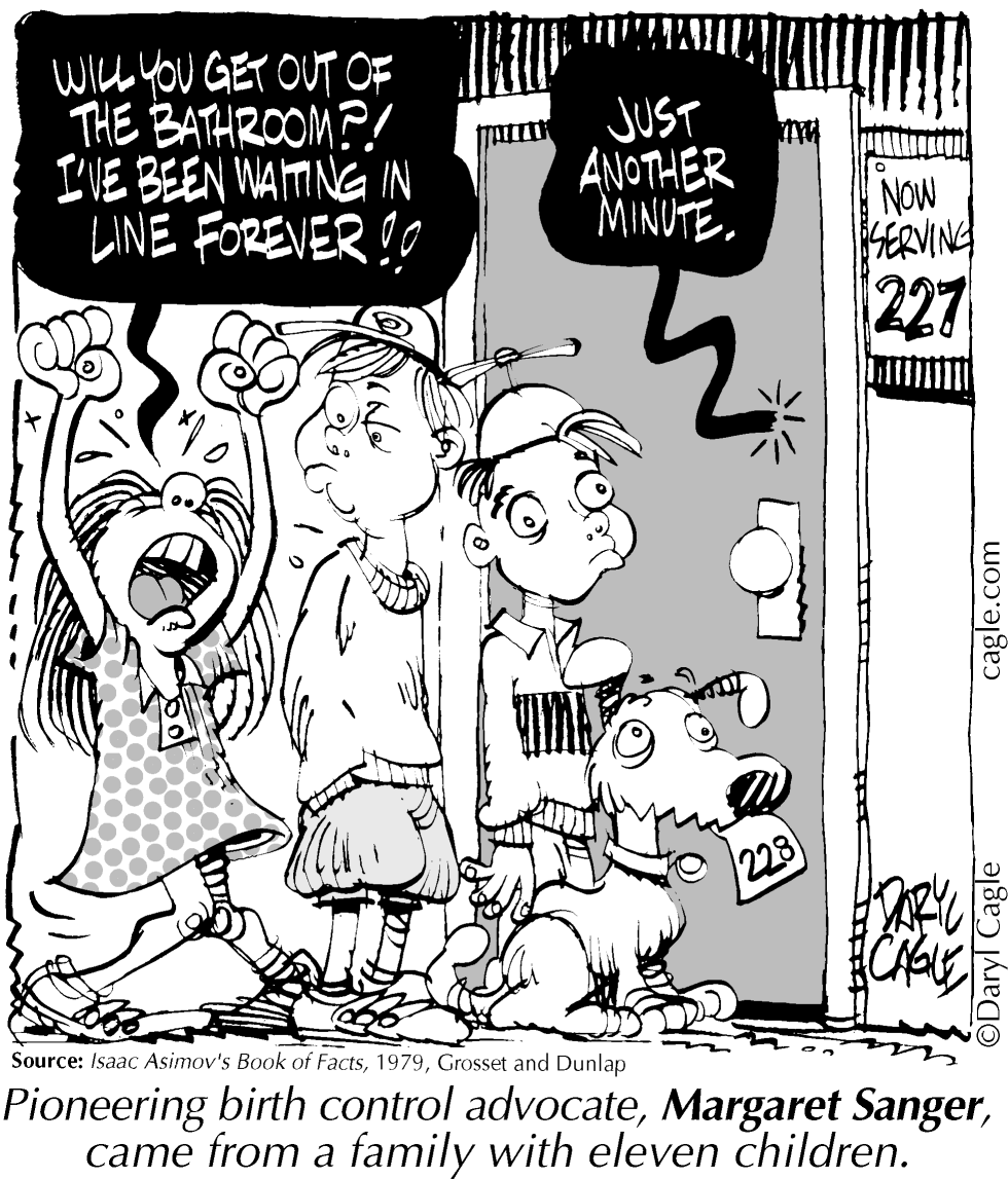 TRUE Margaret Sanger Bathroom Line