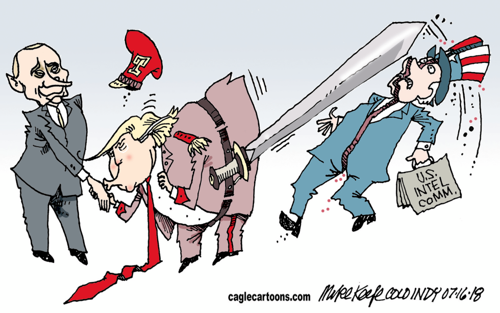  HELSINKI SUMMIT by Mike Keefe