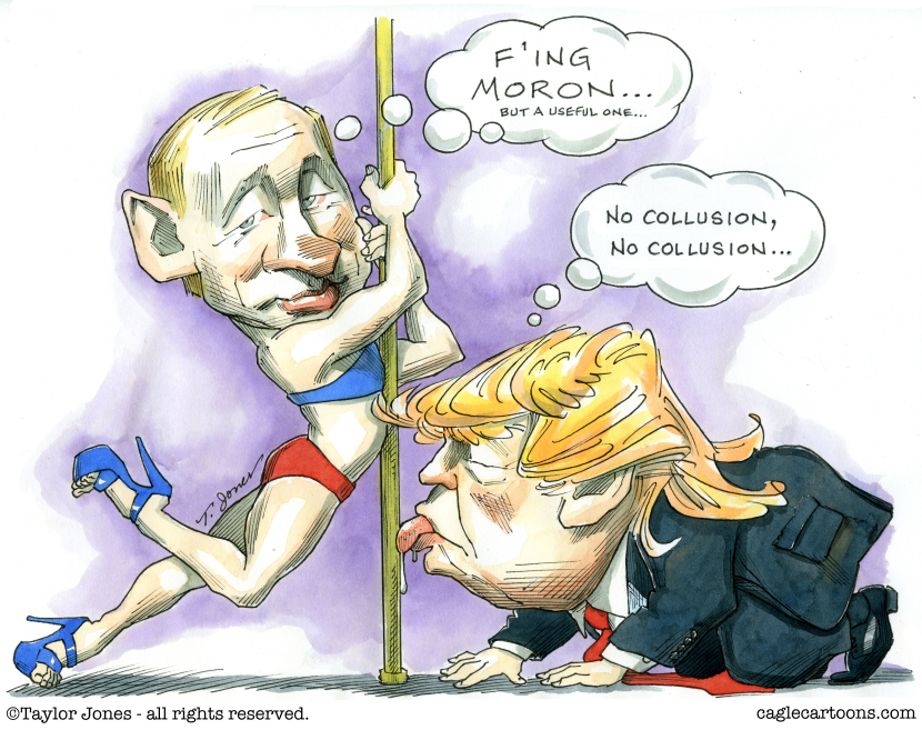 Trump swears his allegiance - COLOR