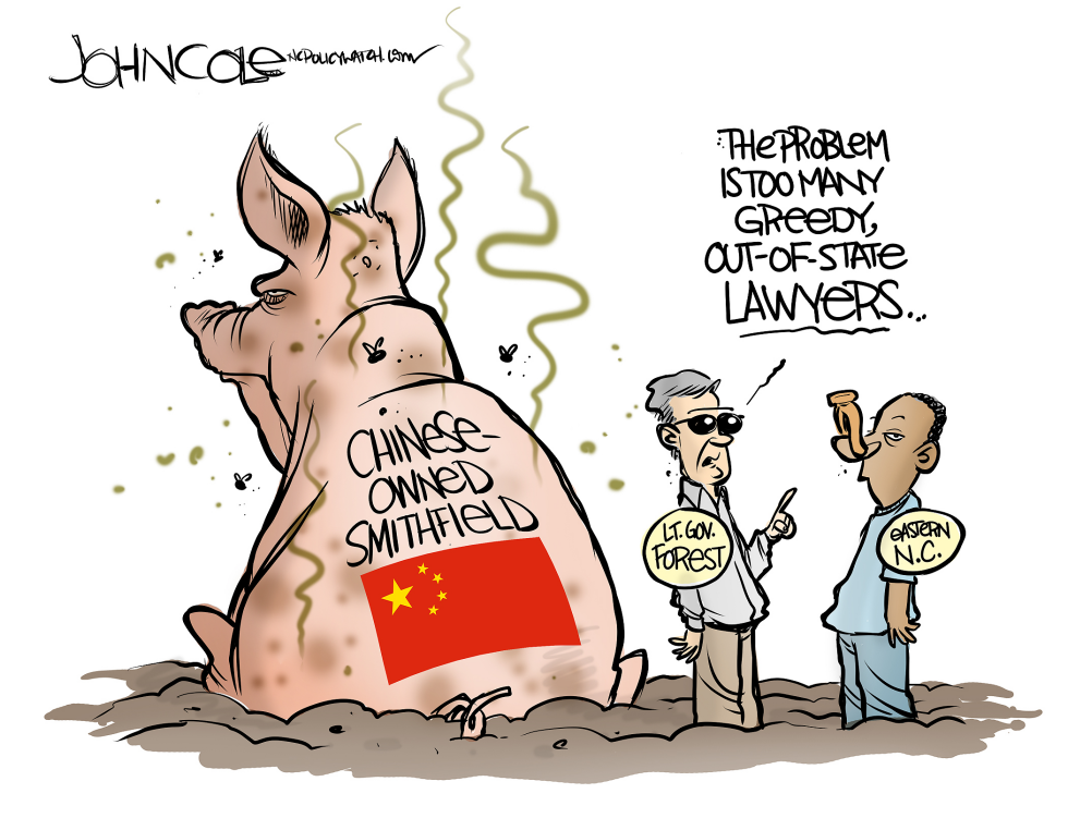 LOCAL NC Dan Forest and hog farm lawsuits