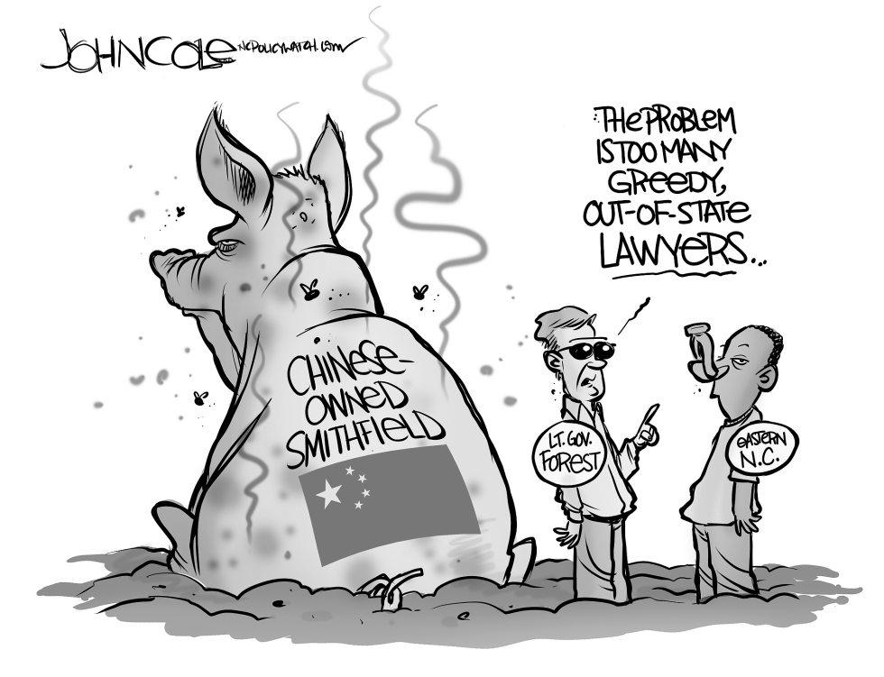 LOCAL NC Dan Forest and hog farm lawsuits