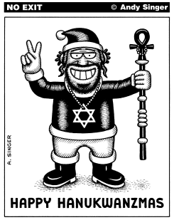 HAPPY HANUKWANZMAS by Andy Singer