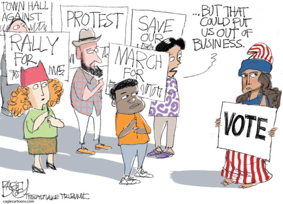  PROTEST VOTE by Pat Bagley