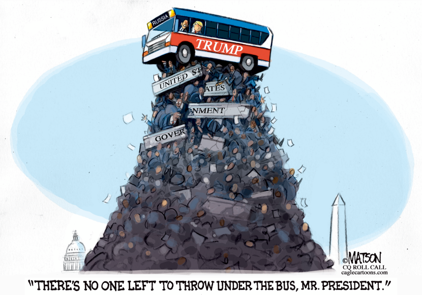 Trump Throws Entire US Government Under The Bus