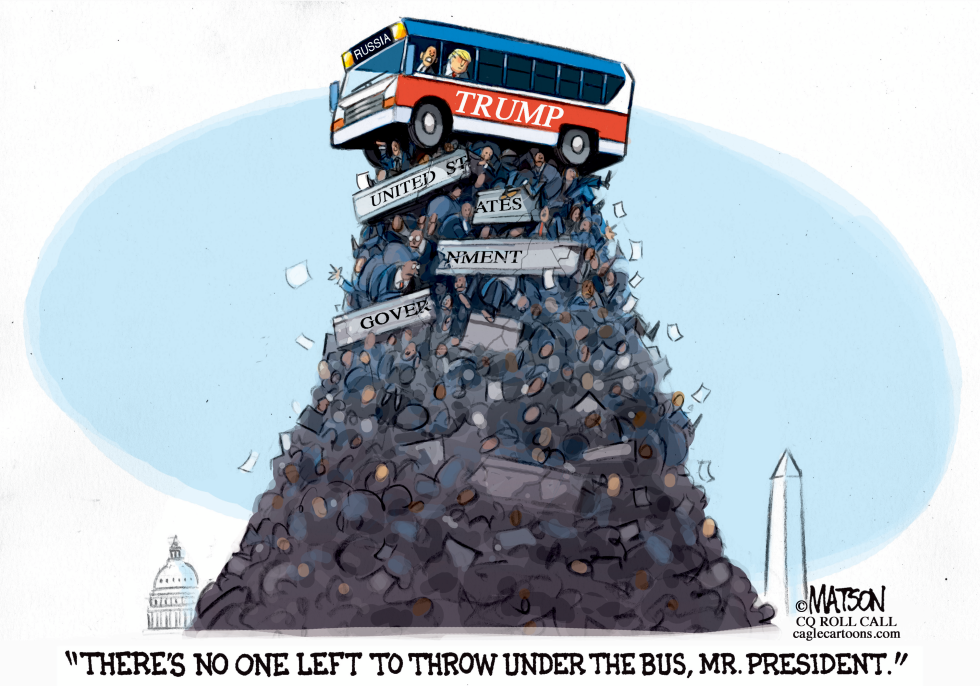Trump Throws Entire US Government Under The Bus