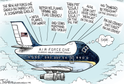 AIR FORCE ONE by Joe Heller