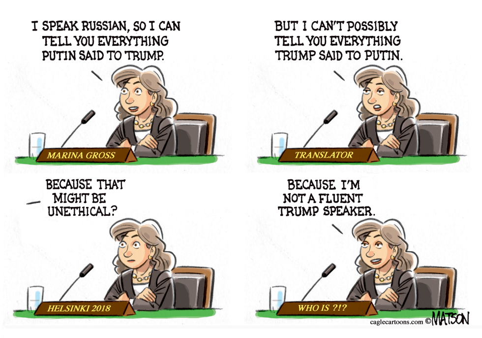  HELSINKI SUMMIT TRANSLATOR by RJ Matson