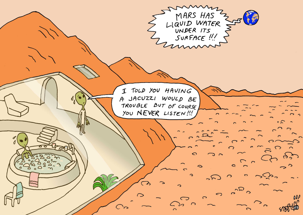 jacuzzi on Mars