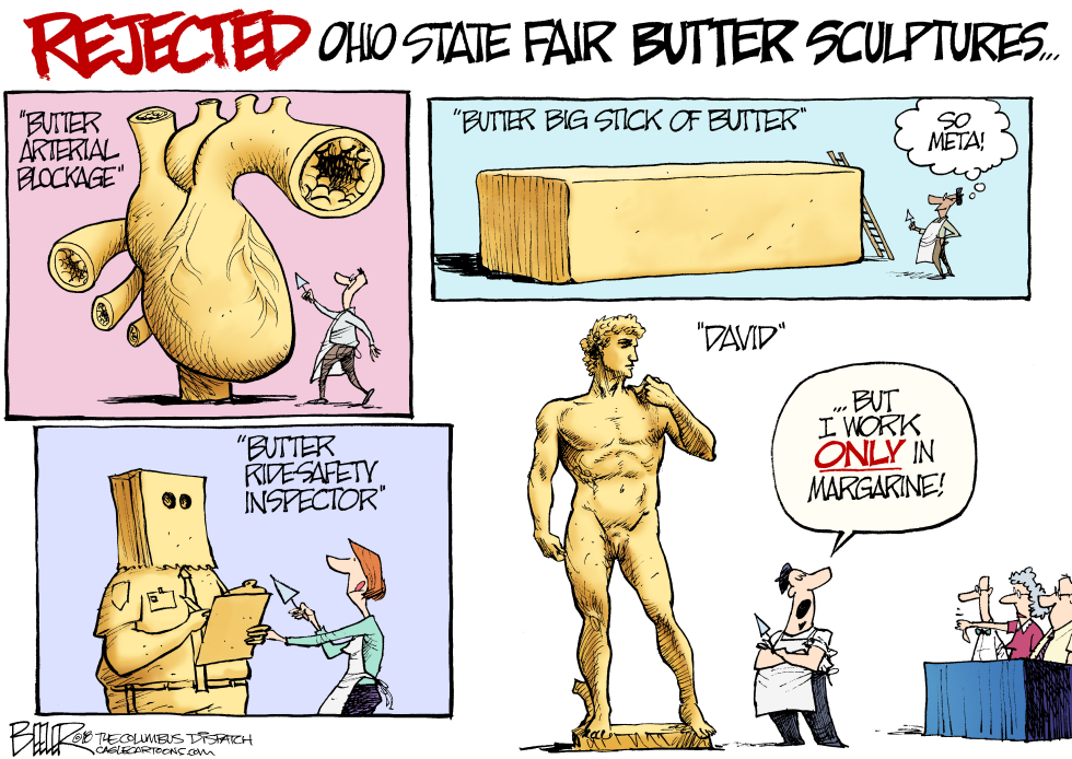 LOCAL OH State Fair Butter Scuptures