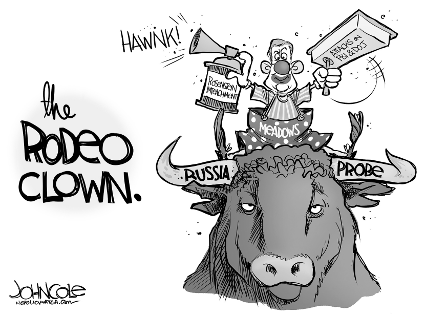 LOCAL NC Mark Meadows the rodeo clown