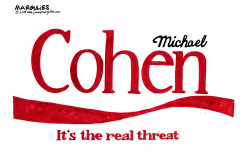 MICHAEL COHENAND TRUMP by Jimmy Margulies