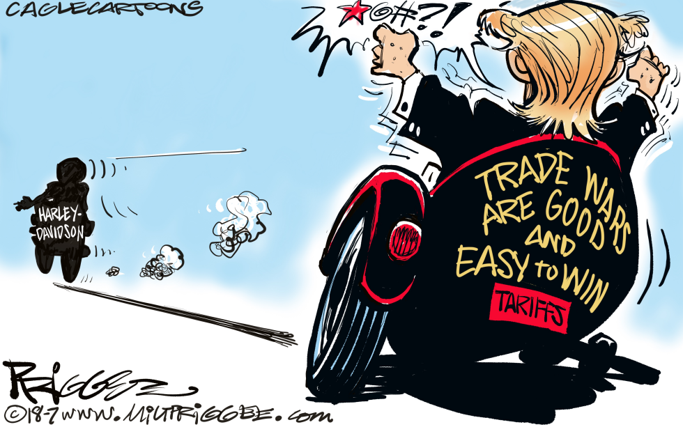  TRUMP TRADE WARS by Milt Priggee