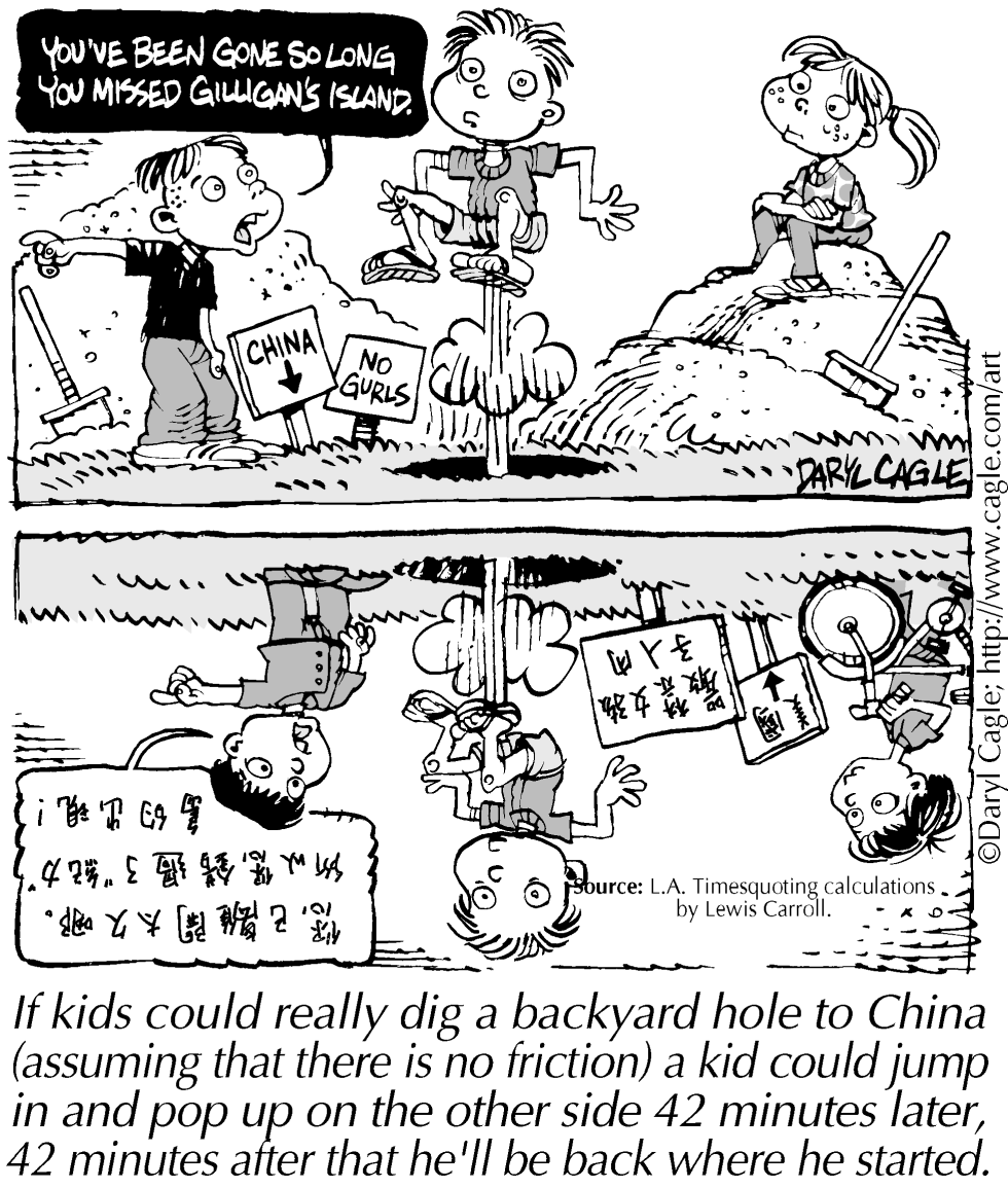 TRUE Dig a Hole to China