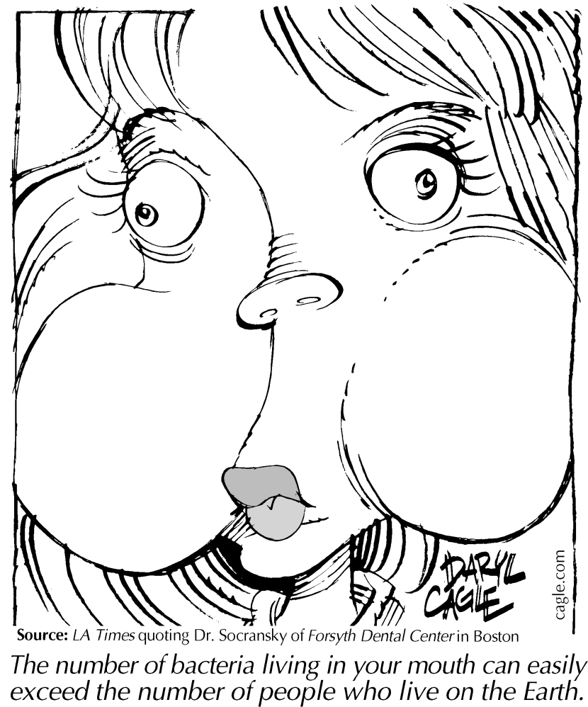 TRUE - Bacteria in Mouth