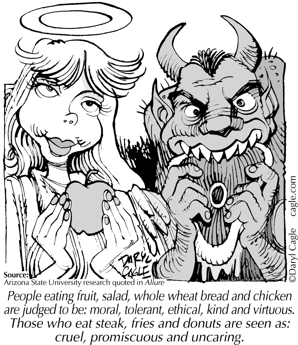  TRUE - GOOD AND BAD FOODS by Daryl Cagle