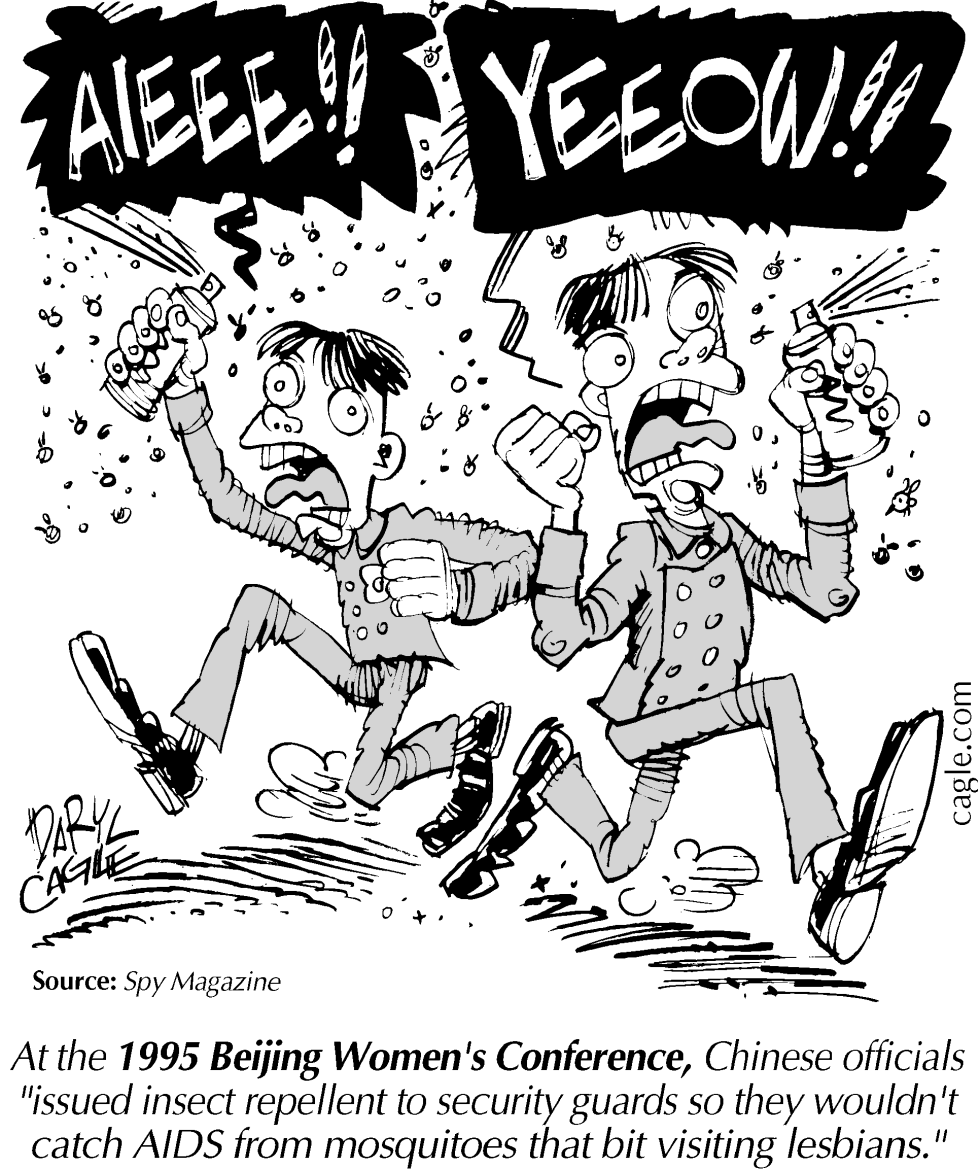  TRUE - CHINESE LESBIAN MOSQUITOES by Daryl Cagle