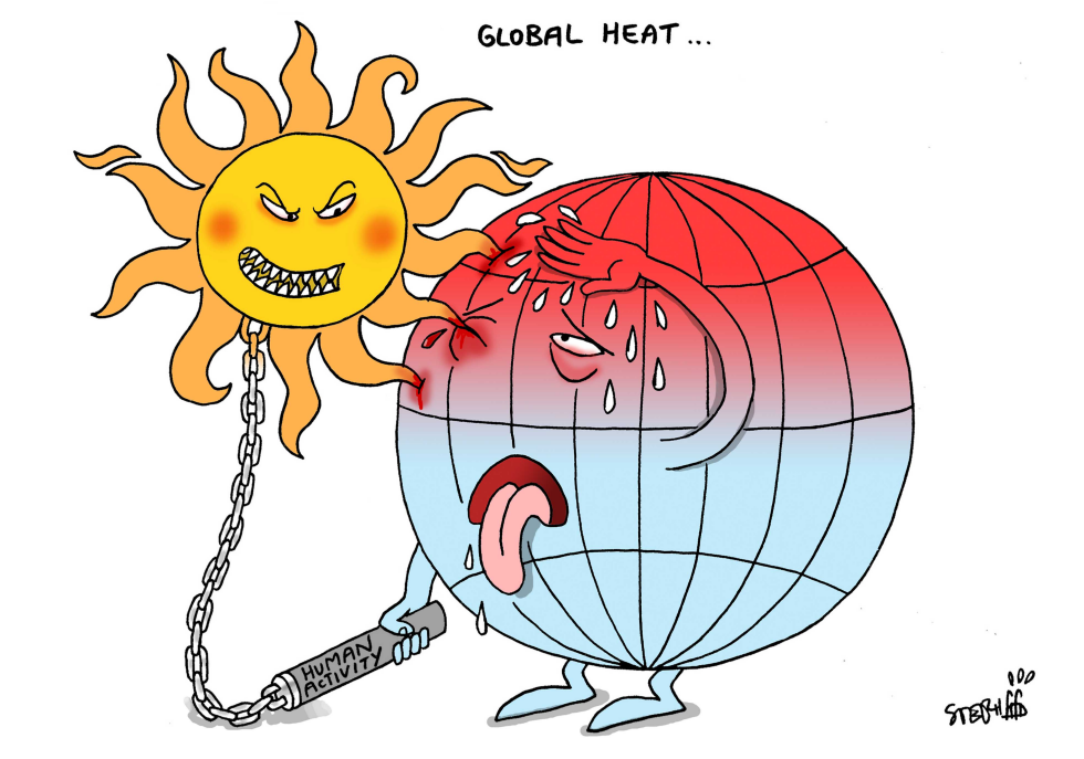 Global heat in summer 2018