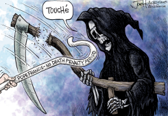 POPE FRANCSDEATH PENALTY by Joe Heller