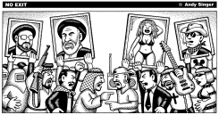 CULTURE CLASH OF MIDDLE EAST VERSUS WEST by Andy Singer