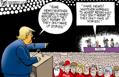TRUMP AND THE PRESS by Bruce Plante