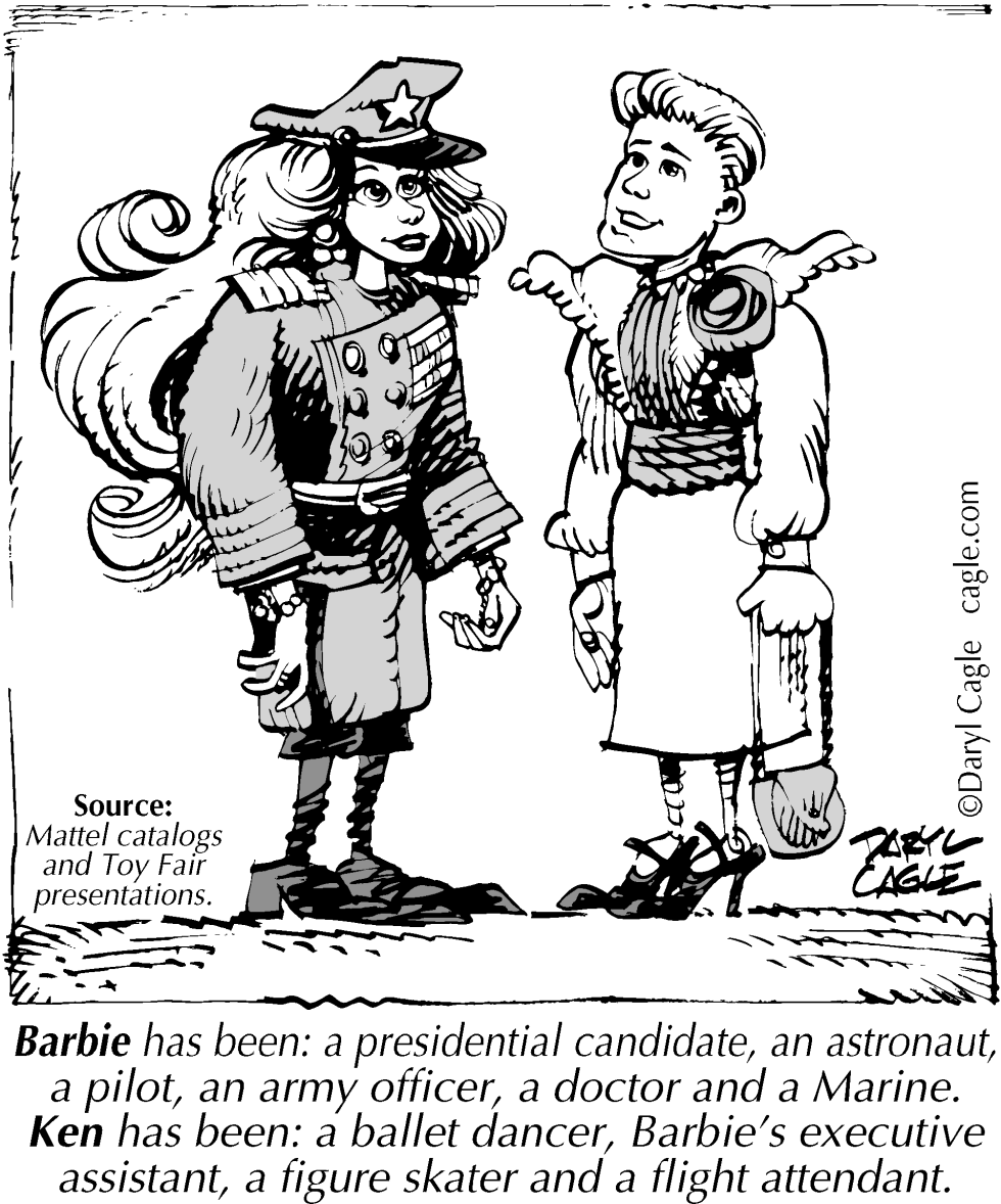TRUE - Barbie and Ken Occupations