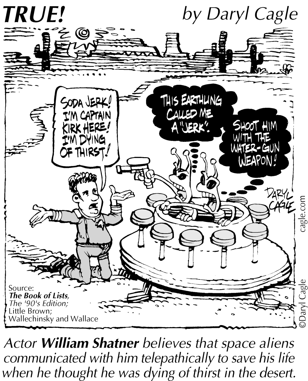 TRUE - William Shatner and Space Aliens