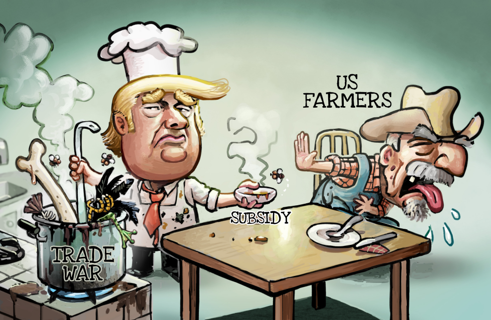  TRUMP TRADE WAR AND US FARMERS by Luojie