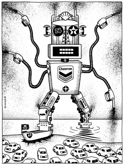 MONSTER OIL COMPANIES by Andy Singer