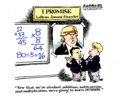 TRUMP INSULTS LEBRON JAMES  by Jimmy Margulies